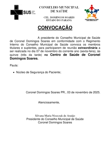 Edital de Convocação