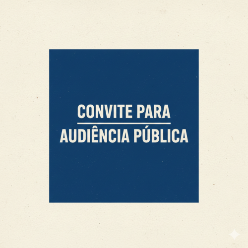 Convite para audiência pública