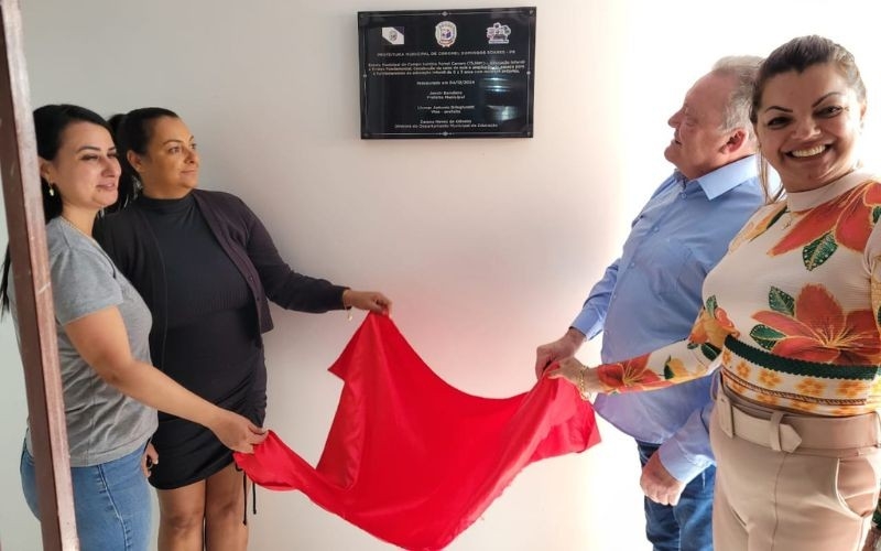 Prefeitura inaugura ampliação da Escola Santina Perret Carraro