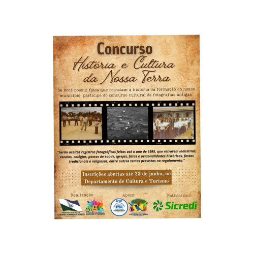 Concurso História e Cultura da Nossa Terra.